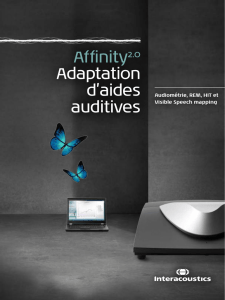 Affinity2.0 Adaptation d`aides auditives