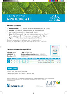NPK 8/8/6 +TE - Borealis LAT