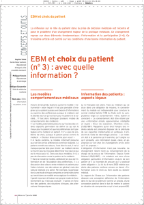 Information des patients