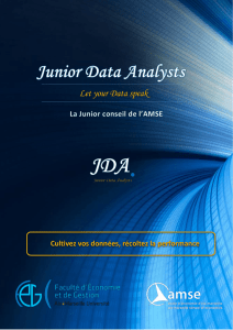 Présentation - Junior Data Analysts