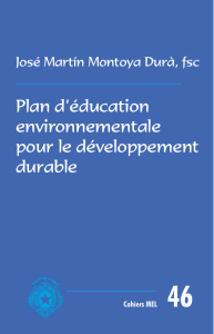 Plan d`éducation environnementale pour le développement durable