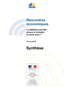 Synthèse des rencontres économiques du 19