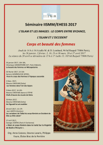 Séminaire IISMM/EHESS 2017 Corps et beauté