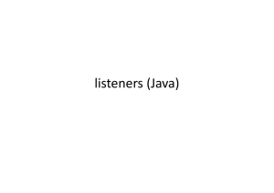 listeners (Java)