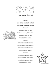 Une étoile de Noël - Ecole Ste Marie St Christophe du Ligneron