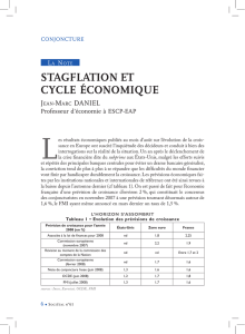 Stagflation et cycle économique