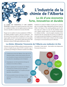 La chimie: Alimenter l`économie de l`Alberta une molécule à la fois
