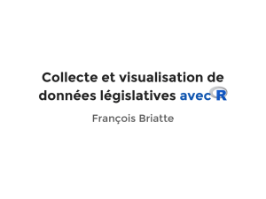 Collecte et visualisation de données législatives avec__