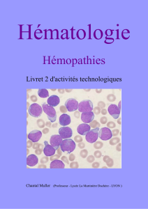 Hémopathies