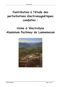 Contribution à l‛étude des perturbations électromagnétiques