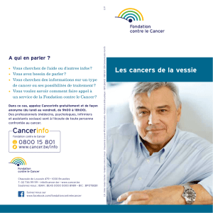 Télécharger le PDF - Fondation contre le Cancer