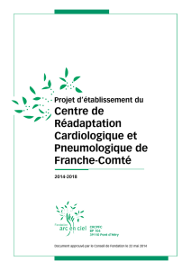 Projet d`établissement 2014-2018 - Fondation Arc-en-Ciel