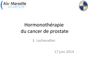 Hormonothérapie du cancer de prostate
