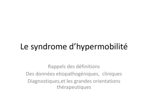 Le syndrome d`hypermobilité_Moussu