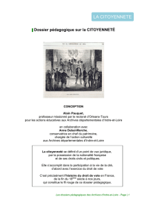 la citoyennete - Archives départementales d`Indre et Loire