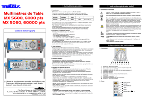 Guide de démarrage