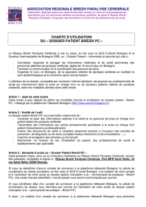 Charte d`utilisation - Association Neuro Bretagne