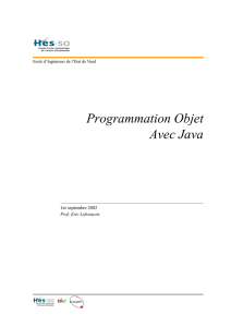 Programmation Objet Avec Java