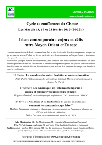 Islam contemporain : enjeux et défis entre Moyen Orient et