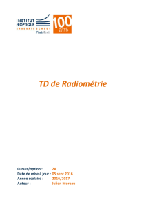 Poly de TD Radiométrie Fr 2016-2017