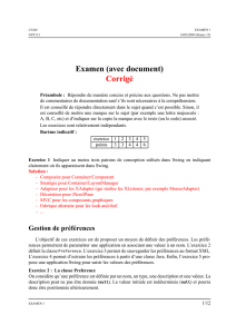 Examen (avec document) Corrigé