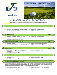 Le 14 août 2014 - Club de Golf Ile-Perrot
