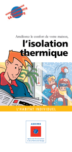 l`isolation thermique