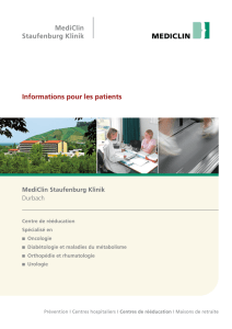 Informations pour les patients