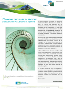 L`Economie Circulaire en Aquitaine par l`exemple