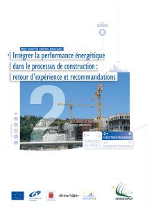 intégrer la performance énergétique dans le processus de