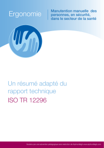Un résumé adapté du rapport technique ISO TR 12296