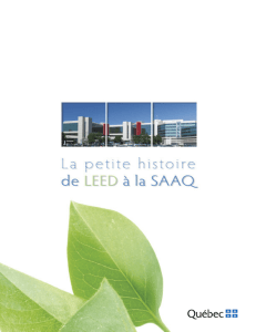 La petite histoire de LEED à la SAAQ (PDF