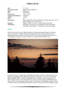 Lajoux, Forêt du Massacre - Orion – Club d`astronomie du Pays de