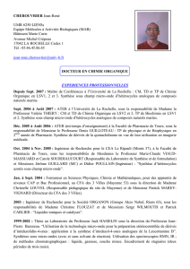 CV complet - LIENSs - Université de La Rochelle