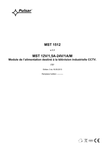 MST 1512 MST 12V/1,5A-24V/1A/M