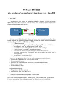 Java RMI - Page d`accueil