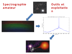 Spectrographie amateur : techniques et projets