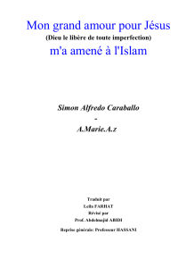 Mon grand amour pour Jésus m`a amené à l`Islam - Fichier