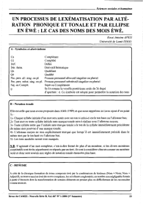 Un processus de lexématisation par altération phonique et tonale et