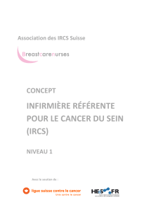 infirmière référente pour le cancer du sein (ircs) - HEdS-FR