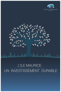 l`ile maurice un investissement durable