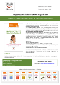 Hyperactivité : la solution magnésium
