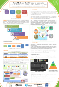 ArchiMed : Un “PACS” pour la recherche