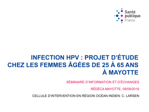 infection hpv - Réseaux Santé Mayotte