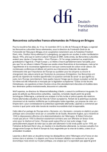 Rencontres culturelles franco-allemandes de Fribourg-en