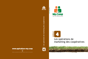 Les opérations de marketing des coopératives