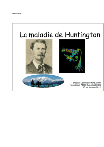 La maladie de Huntington - Association Huntington Mont