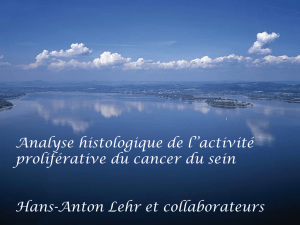 H.-A. Lehr - Analyse histologique de l`activité proliférative du cancer