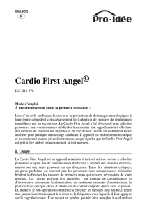 Cardio First Angel - Pro-Idée