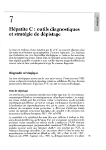 Hépatite C : outils diagnostiques et stratégie de - iPubli